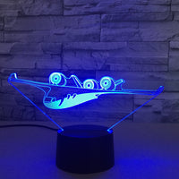 Thumbnail for Futuristic Airplane Designed 3D Lamp Aviation Shop 