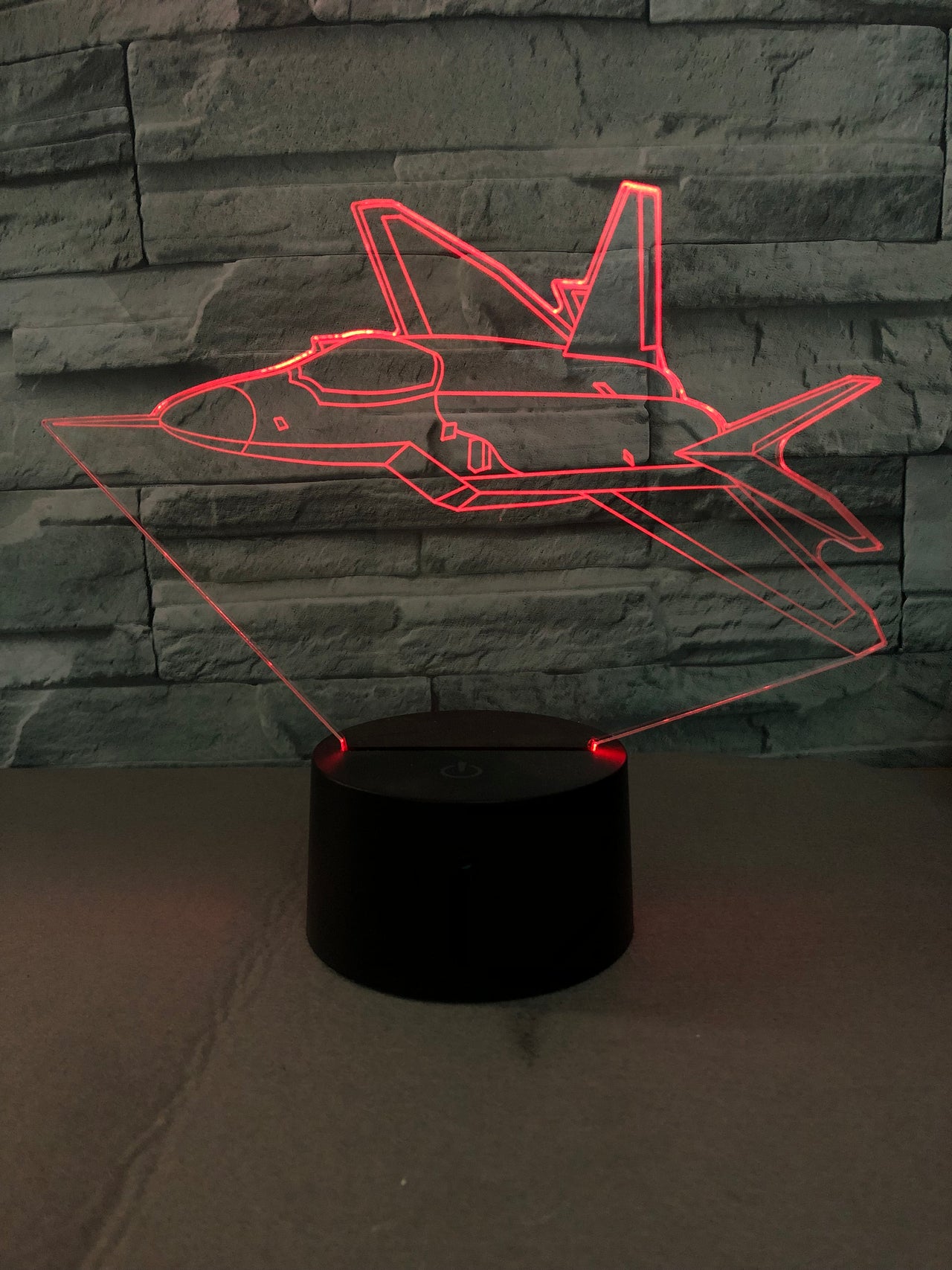 Departing Amazing Fighter Jet Designed 3D Lamp