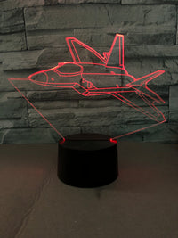 Thumbnail for Departing Amazing Fighter Jet Designed 3D Lamp