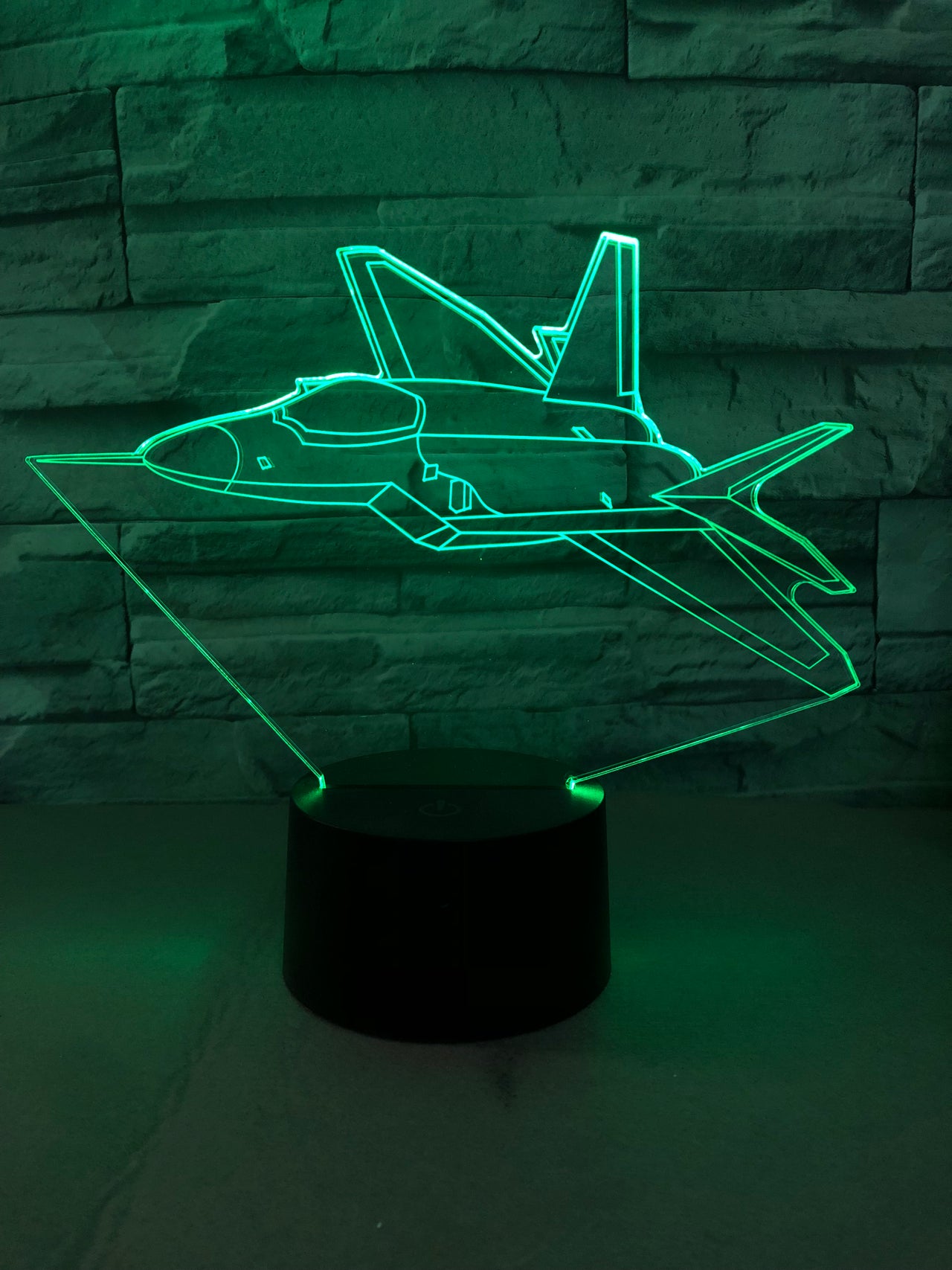 Departing Amazing Fighter Jet Designed 3D Lamp