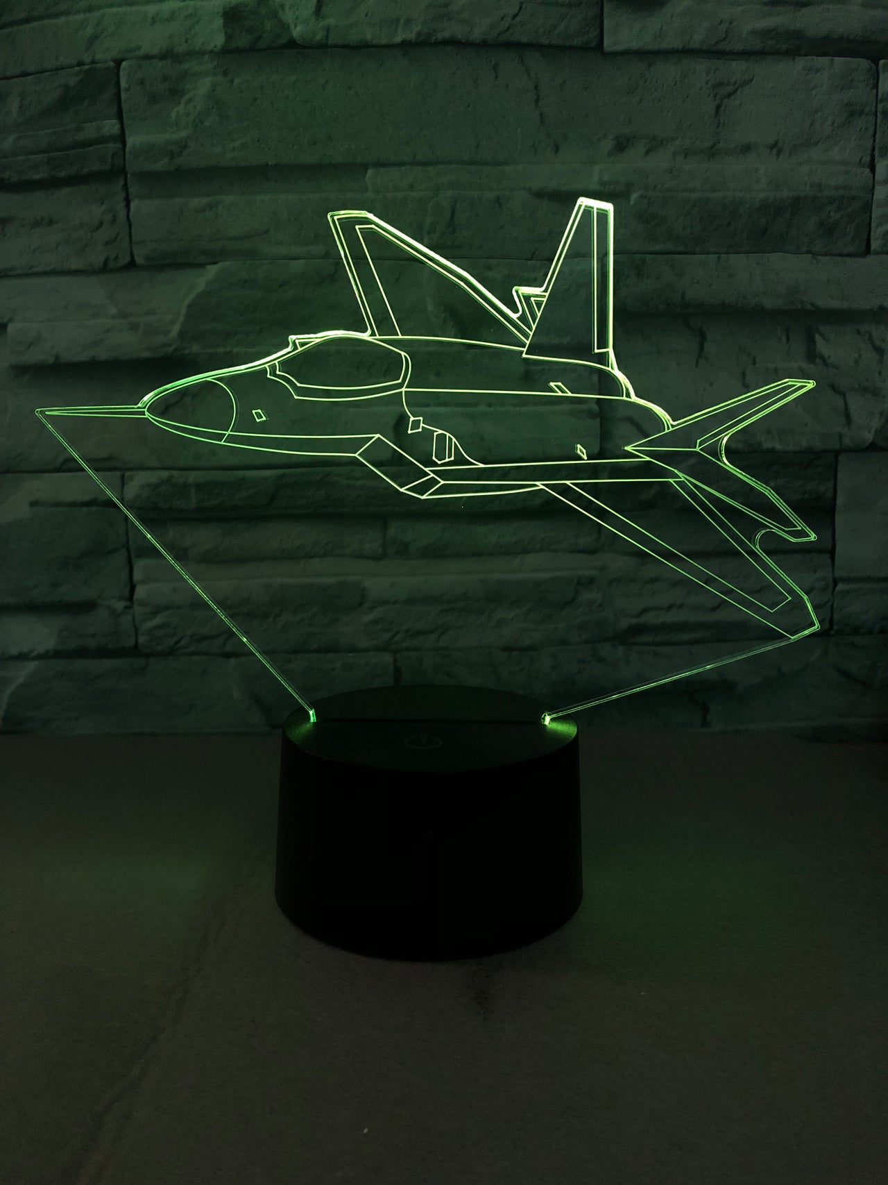 Departing Amazing Fighter Jet Designed 3D Lamp