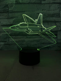 Thumbnail for Departing Amazing Fighter Jet Designed 3D Lamp