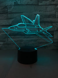 Thumbnail for Departing Amazing Fighter Jet Designed 3D Lamp