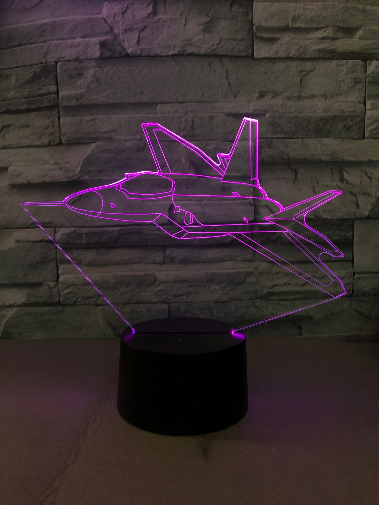Departing Amazing Fighter Jet Designed 3D Lamp