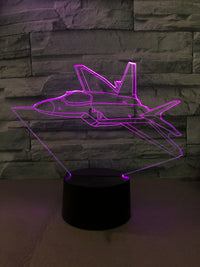 Thumbnail for Departing Amazing Fighter Jet Designed 3D Lamp