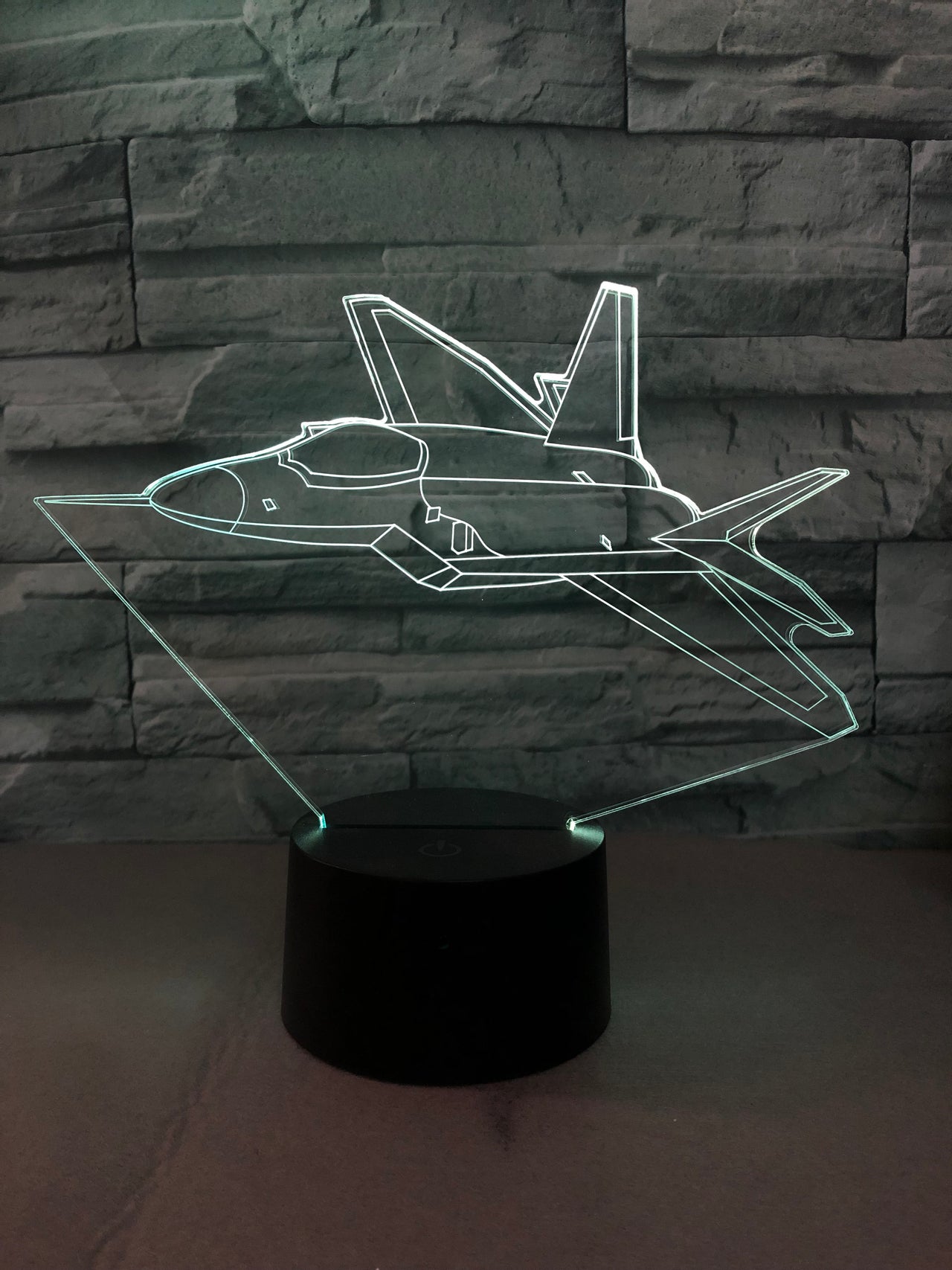 Departing Amazing Fighter Jet Designed 3D Lamp