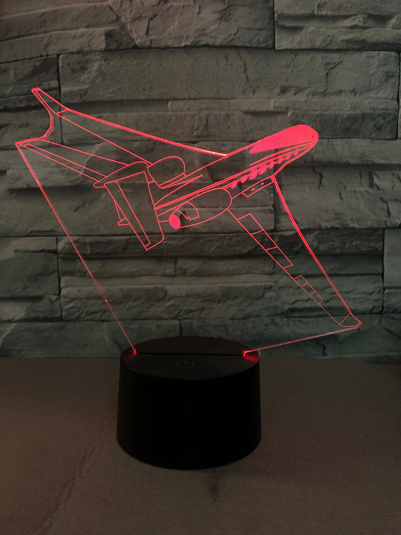 Cruising Fantastic Business Jet Designed 3D Lamp