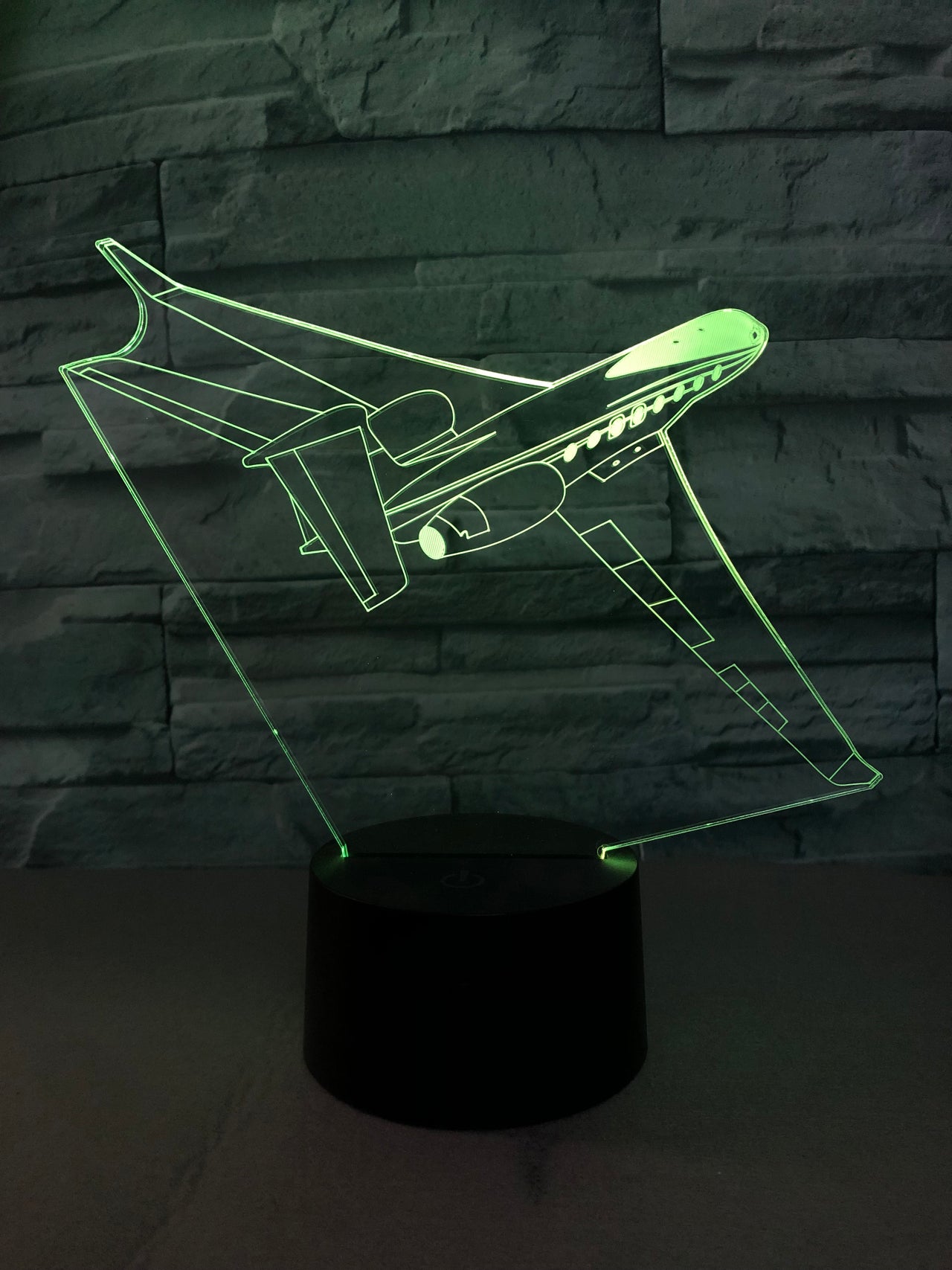 Cruising Fantastic Business Jet Designed 3D Lamp