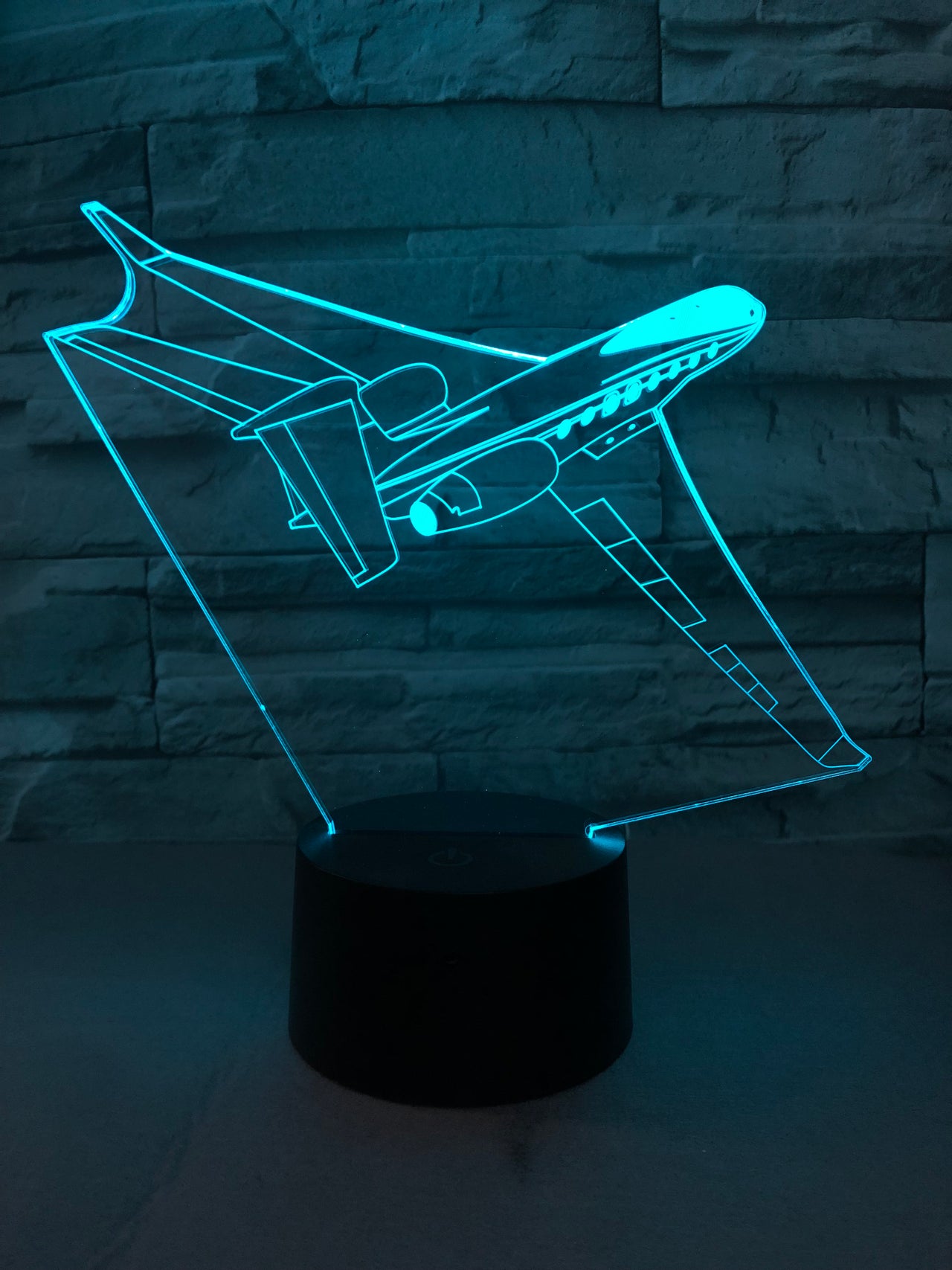 Cruising Fantastic Business Jet Designed 3D Lamp