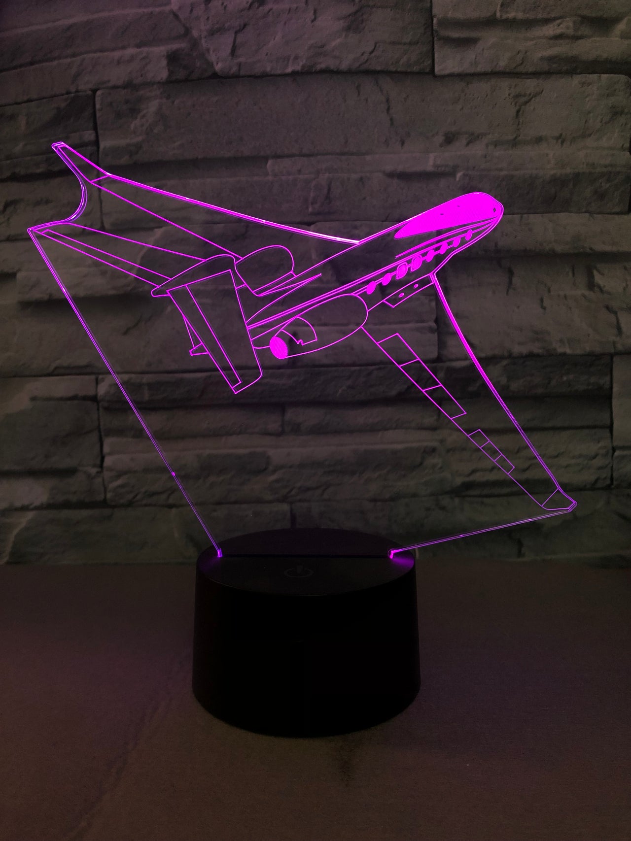 Cruising Fantastic Business Jet Designed 3D Lamp