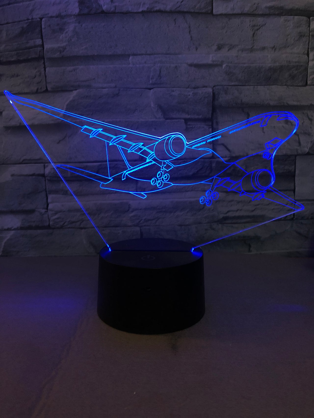 Departing Airbus A330 Designed 3D Lamp