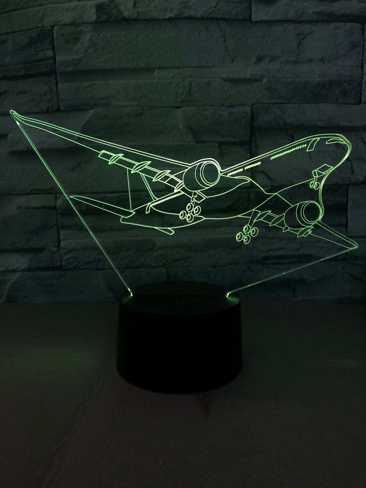 Departing Airbus A330 Designed 3D Lamp