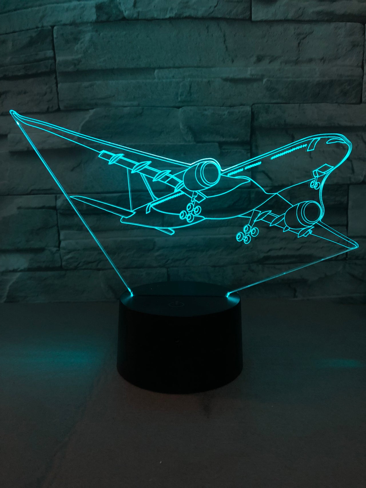 Departing Airbus A330 Designed 3D Lamp