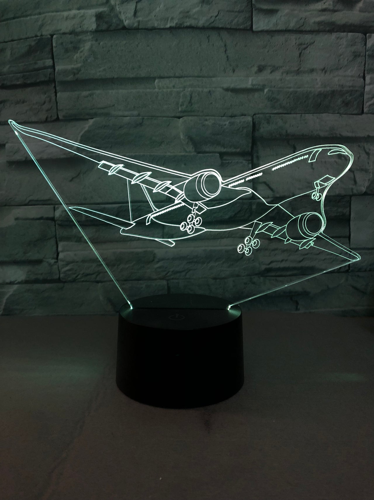 Departing Airbus A330 Designed 3D Lamp