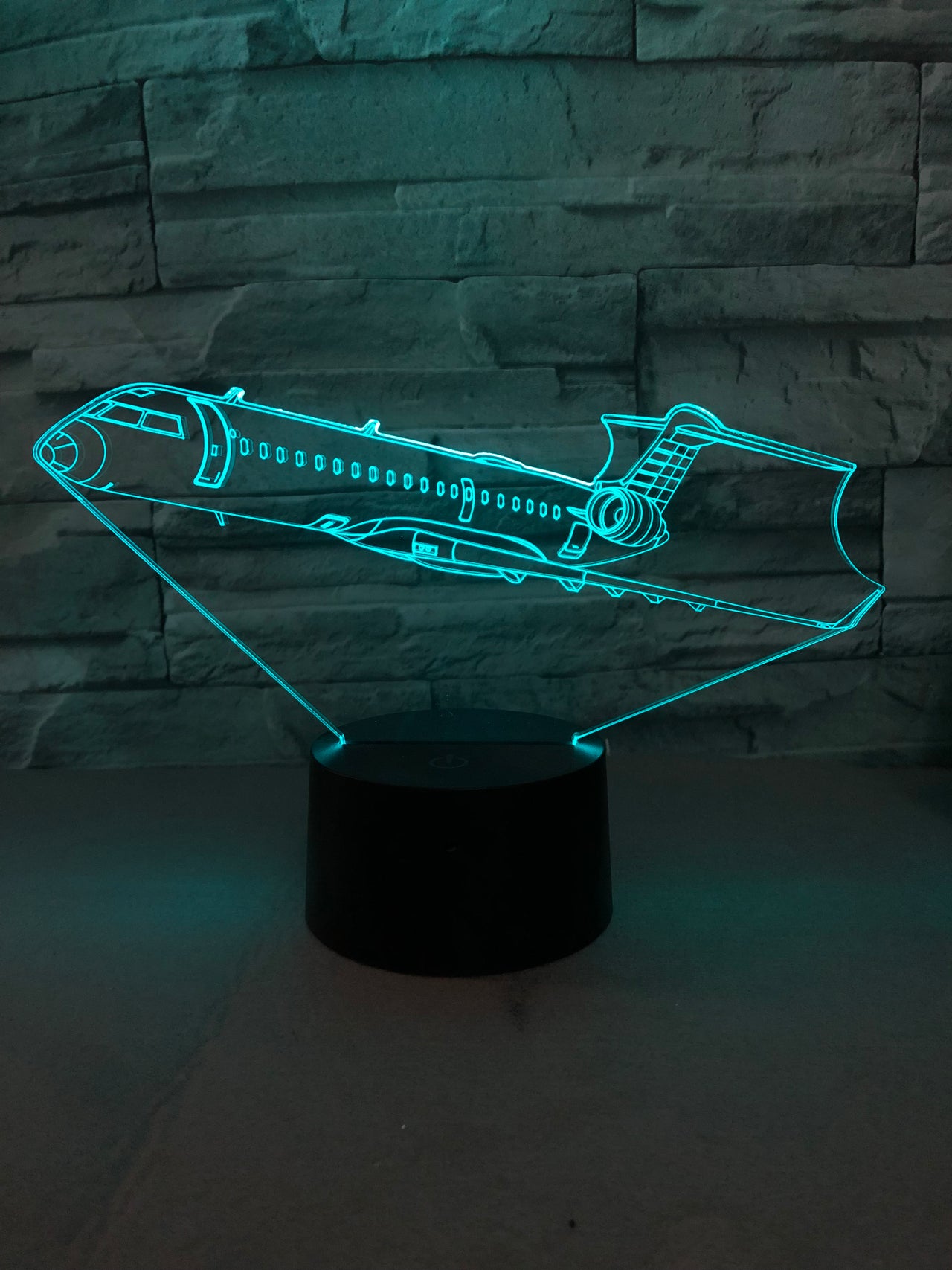 Departing Business Jet Designed 3D Lamp