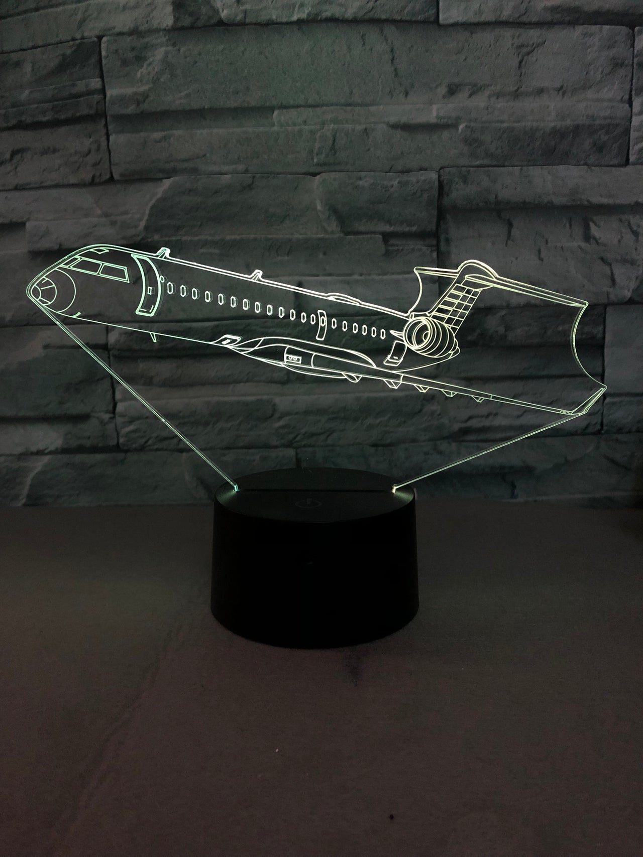 Departing Business Jet Designed 3D Lamp