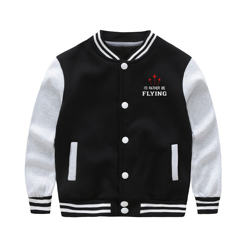 I'd Rather Be Flying Baseball Jacket - view 2