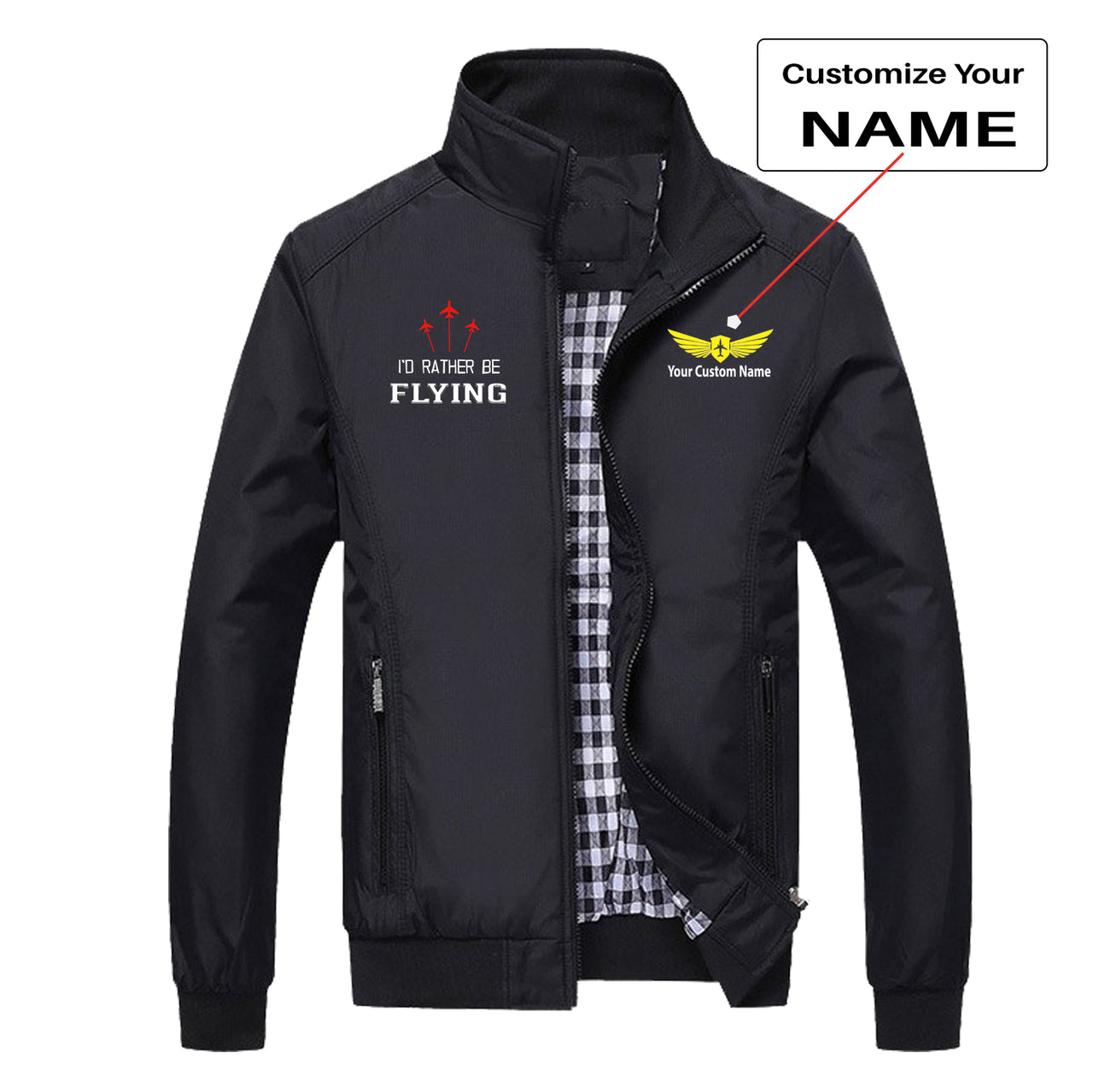 I'D Rather Be Flying Designed Stylish Jackets