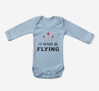 Thumbnail for I'D Rather Be Flying Designed Baby Bodysuits