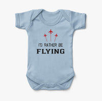 Thumbnail for I'D Rather Be Flying Designed Baby Bodysuits