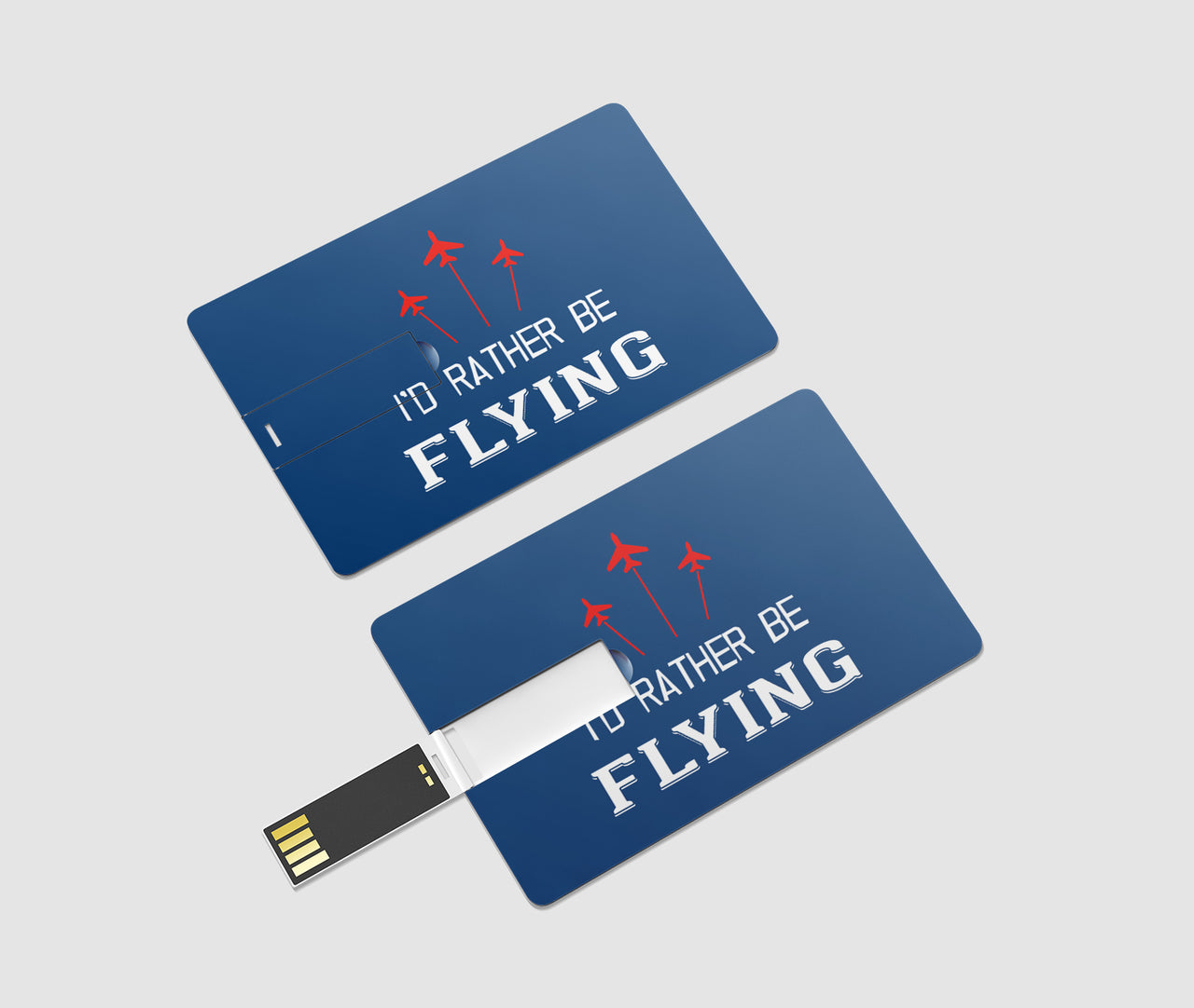 I'D Rather Be Flying Designed USB Cards