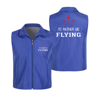 Thumbnail for I'D Rather Be Flying Designed Thin Style Vests