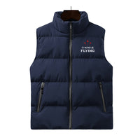Thumbnail for I'D Rather Be Flying Designed Puffy Vests