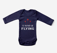 Thumbnail for I'D Rather Be Flying Designed Baby Bodysuits