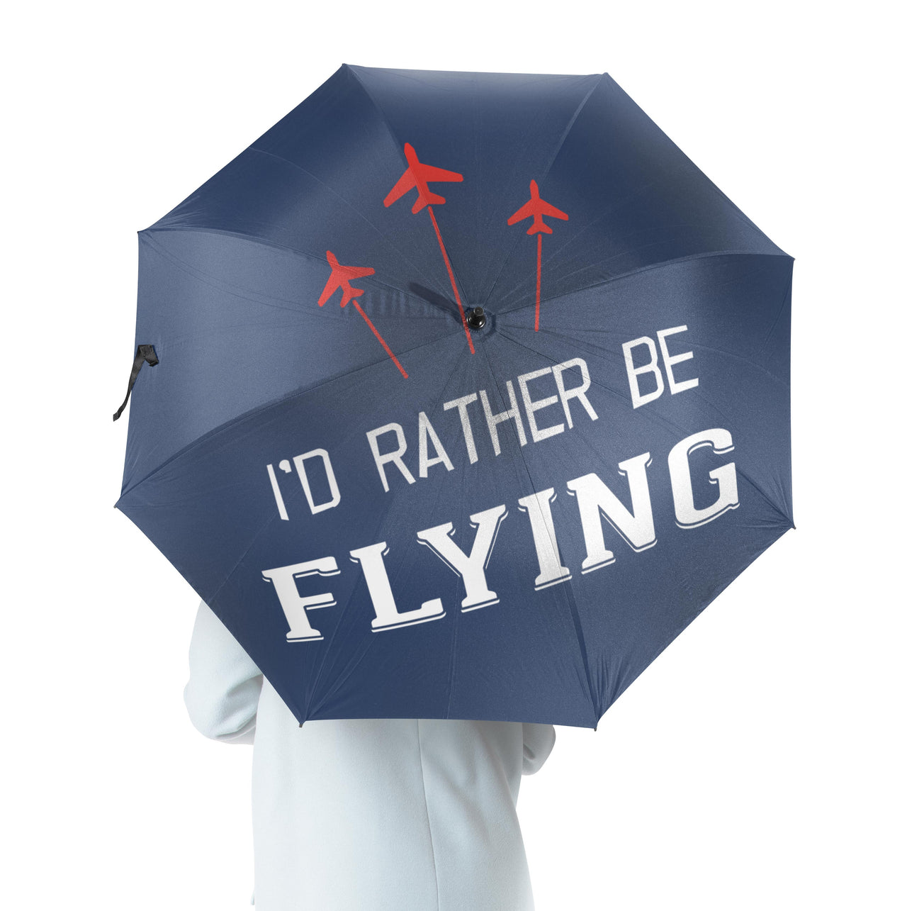 I'D Rather Be Flying Designed Umbrella