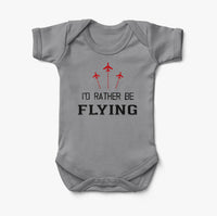 Thumbnail for I'D Rather Be Flying Designed Baby Bodysuits