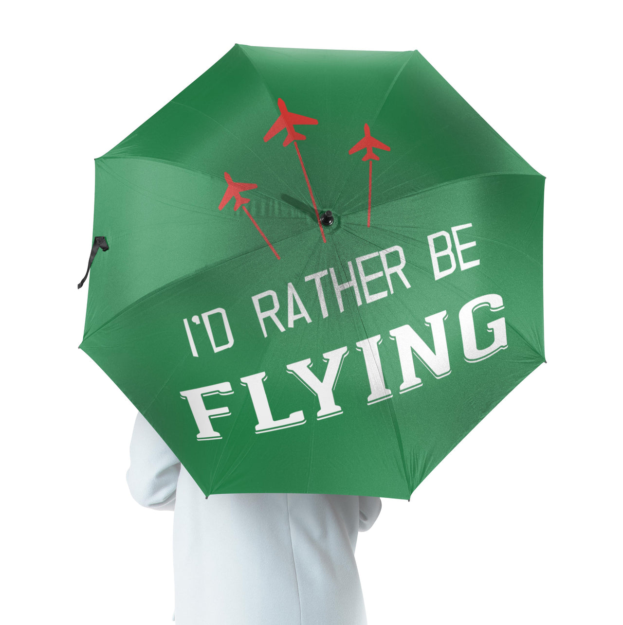 I'D Rather Be Flying Designed Umbrella