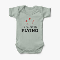 Thumbnail for I'D Rather Be Flying Designed Baby Bodysuits