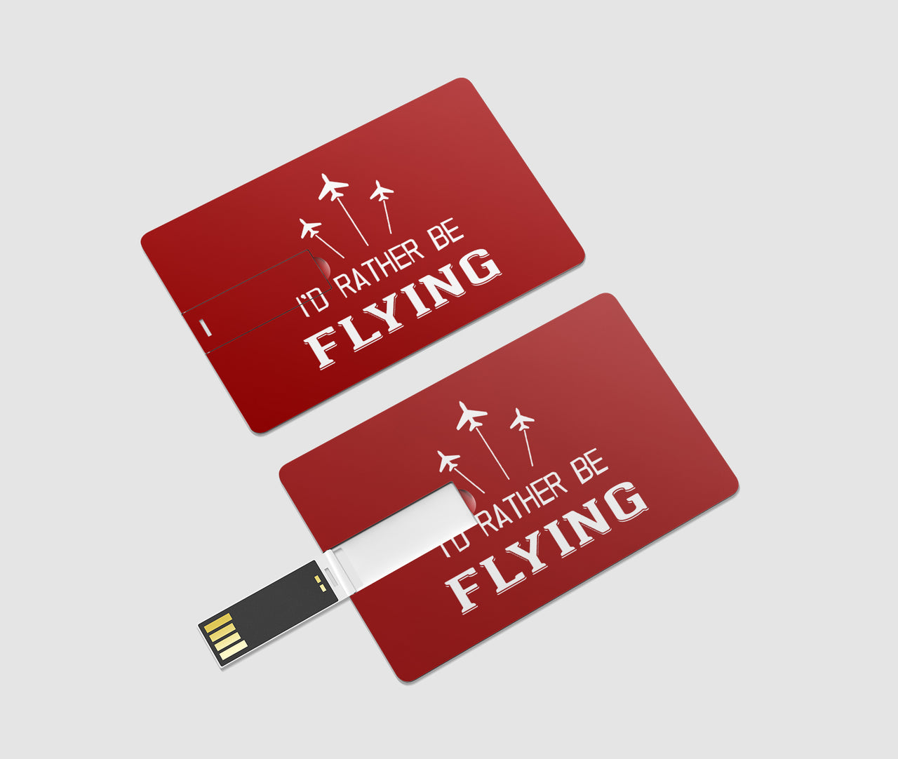I'D Rather Be Flying Designed USB Cards