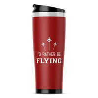 Thumbnail for I'D Rather Be Flying Designed Travel Mugs
