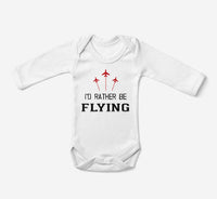 Thumbnail for I'D Rather Be Flying Designed Baby Bodysuits