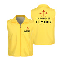 Thumbnail for I'D Rather Be Flying Designed Thin Style Vests