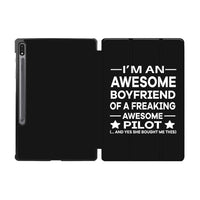 Thumbnail for I am an Awesome Boyfriend Designed Samsung Tablet Cases