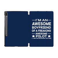 Thumbnail for I am an Awesome Boyfriend Designed Samsung Tablet Cases