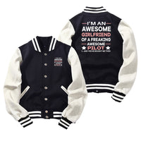 Thumbnail for I am an Awesome Girlfriend Designed Baseball Style Jackets