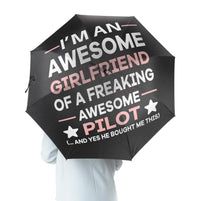 Thumbnail for I am an Awesome Girlfriend Designed Umbrella