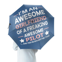 Thumbnail for I am an Awesome Girlfriend Designed Umbrella