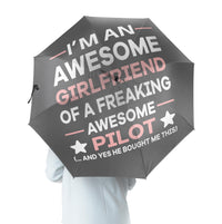 Thumbnail for I am an Awesome Girlfriend Designed Umbrella