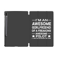 Thumbnail for I am an Awesome Girlfriend Designed Samsung Tablet Cases