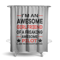 Thumbnail for I am an Awesome Girlfriend Designed Shower Curtains