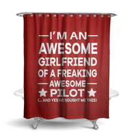 Thumbnail for I am an Awesome Girlfriend Designed Shower Curtains
