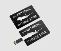 Thumbnail for If It Ain't Airbus I'm Taking A Bus Designed USB Cards