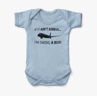 Thumbnail for If It Ain't Airbus I'm Taking A Bus Designed Baby Bodysuits