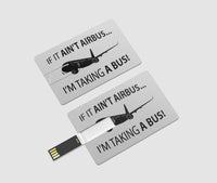 Thumbnail for If It Ain't Airbus I'm Taking A Bus Designed USB Cards