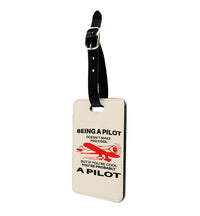 Thumbnail for If You're Cool You're Probably a Pilot Designed Luggage Tag
