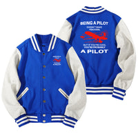 Thumbnail for If You're Cool You're Probably a Pilot Designed Baseball Style Jackets